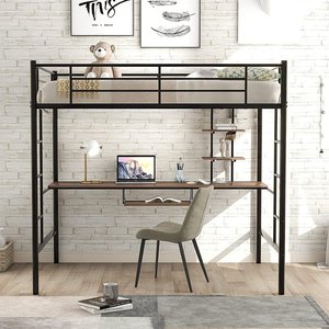 Lits superposés combinés à des bureaux optimisent l'espace - Product Image 1