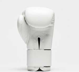 ถุงมือชกมวยหนังวัวแท้สีขาวคุณภาพสูง OEM ขายดี HOMIZON ENTERPRISES ปลอดภัยต่อสิ่งแวดล้อม ขายส่ง - Product Image 3