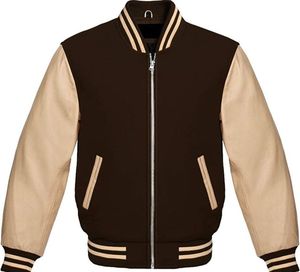 Veste de baseball pour homme en cuir avec logo personnalisé 2024, broderie noire, veste de couple, veste universitaire bleu clair - Product Image 1