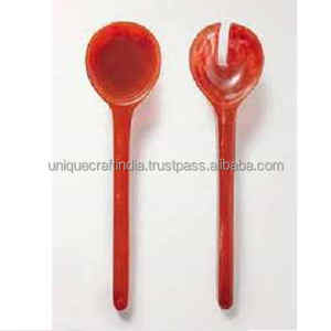 Gran oferta, cuchara de resina artesanal altamente pulida, utensilios únicos para servir té, bodas, hogar, hoteles con logotipo personalizado India - Product Image 3