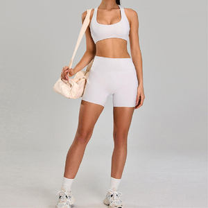 Ensemble de compression de sport sans couture pour femmes : Soutien-gorge de sport et leggings taille haute pour le yoga et l'entraînement – Fournisseur en gros - Product Image 3