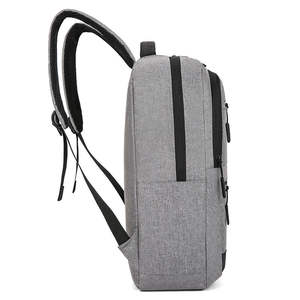 Mochila Moderna Unisex Negra para Portátil con Puerto USB, Cierre de Cremallera, Impermeable, de Oxford, Antirrobo, para la Escuela y Viajes - Product Image 2