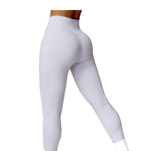 Leggings de Yoga OEM ODM para Mujer con Bolsillos, Cintura Alta, Efecto Push-Up, Pantalones de Fitness para Gimnasio, Ropa Deportiva al por Mayor - Product Image 2
