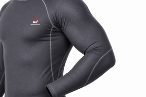 High Quality Breathable Long MMA Private Label <b>Compression</b> Rash Guard <b>Shirt</b> UPF50 Protection Polyester/Nylon Silk Screen Printed - Product Image 4