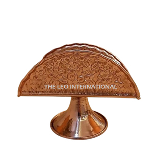 Lotus Flower Shape Aluminum Napkin Holder Golden Color Napkin Holder for Wedding Party Use Table <b>Decoration</b> & Accessories - Product Image 4