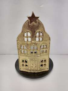 Porte-collants de Noël en forme de flocon de neige doré de luxe, décoration murale en métal écologique à prix avantageux - Product Image 3