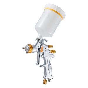 HVLP <b>Air</b> <b>Spray</b> <b>Gun</b> Gravity Feed 600ml Auto Paint Sprayer 3 Nozzles (1.3/1.4/1.7mm) 3-in-1 1.3/1.4/1.7mm Automotive Primers Clear - Product Image 1