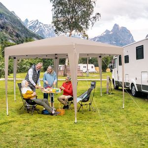 Tenda Esagonale Pop-up 13 X 11,5 FT con Altezza Regolabile e Gambe Decorate - Product Image 1