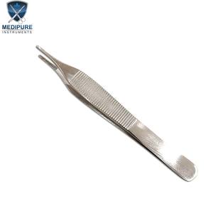 Pinces à dents Adson de haute qualité, pinces à suture en acier inoxydable, réutilisables, autoclavables, instruments chirurgicaux - Product Image 5