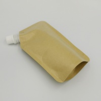 Prix d'usine – Sachet Doypack en papier kraft recyclé de qualité alimentaire avec bec verseur pour emballage de boissons (thé, soda, jus, liquides) – Taille personnalisable