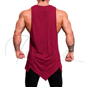 Débardeur de sport pour homme, coupe musclée, sans manches, séchage rapide, 100% coton - Product Image 2