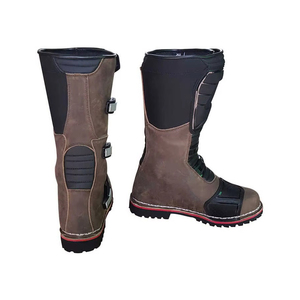 Botas de Motocicleta de Cuero, Deportivas, de Seguridad, de Alta Calidad, para Motocross y Carreras - Product Image 2