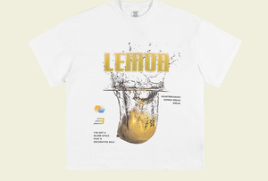 T-shirt décontracté familial à col rond et manches courtes pour homme, imprimé dessin animé, en jersey de coton avec logo sérigraphié, pour le fitness parent-enfant - Product Image 3