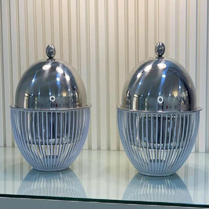 Plat de service de luxe en acier inoxydable, nouveau design arabe, personnalisé, écologique, pour maintien au chaud des aliments, petit et grand format - Product Image 4