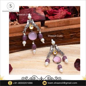 Nouvelle Arrivée Boucles d'Oreilles Pendante en Pierre Bijoux Tendance Boucles d'Oreilles Goutte Déclaration pour Femmes et Filles - Product Image 3