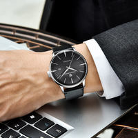 Montre automatique Pagani Design PD-2770 pour homme, bracelet en acier inoxydable et cuir, mécanique, étanche, date, montre de luxe décontractée