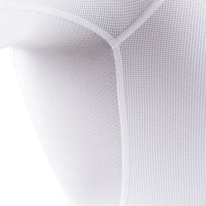 <b>Men's</b> White <b>Compression</b> Performance T <b>Shirt</b> Moisture Premium Athletic Fit Gym Training Running Sportswear Apparel - Product Image 4