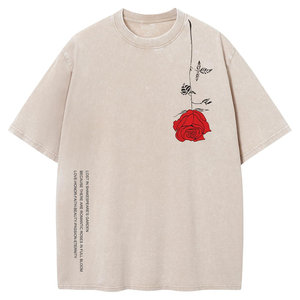 เสื้อยืดโอเวอร์ไซส์ลายรถแข่งลอสแอนเจลิส แขนสั้น คอกลม สไตล์สตรีท ผ้าเจอร์ซีย์คอตตอน สำหรับผู้ชาย - Product Image 5