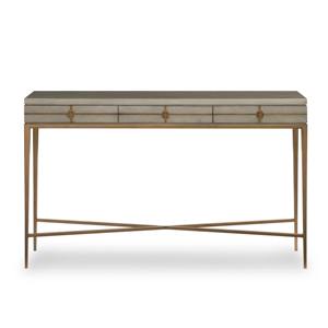 Elegante Escritorio Moderno para Pasillo con Detalles en Latón y Cajones de Almacenamiento, Mueble Combinado para Sala de Estar y Entrada - Product Image 6