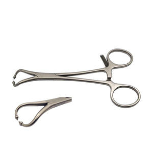 Pinza de reducción quirúrgica de acero de 255 mm con puntas, instrumento manual para kit quirúrgico hospitalario - Product Image 1