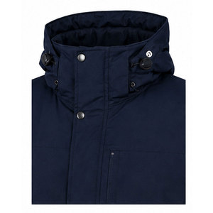 Custom Men's Heavyweight Parka <b>Jacket</b> Featuring Warm <b>Fleece</b> <b>Lining</b>, Water Resistant Fabric, Detachable Hood and Multiple Pockets - Product Image 3