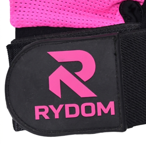 Wholesale Women Fingerless Gym Gloves Shockproof Anti <b>Slip</b> Palm Weight Lifting Workout Fitness Gloves with Long Wrist Wraps - Product Image 4