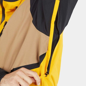 Veste de ski unisexe fonctionnelle coupe ample coupe-vent respirante avec capuche imperméable Hardshell Hiver Fermeture éclair Solide Service OEM - Product Image 3