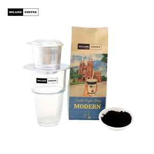 Vietnam Traditional High Quality Arabica <b>Coffee</b> 250g Ground High Roast Bitter Taste Butter Oil Salt Wholesale OEM Milano <b>Coffee</b> - Product Image 3