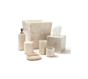 Juego de tocador de nácar premium, accesorios de baño antiguos hechos a mano, elegantes y decorativos, artículos esenciales de lujo para el hogar y hoteles. - Product Image 6