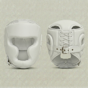 Protector de Cabeza para Boxeo Ajustable para Entrenamiento de Kick Boxing, Color y Logotipo Personalizables, Diseño Moderno 2026, Venta al Por Mayor, Cuero - Product Image 3