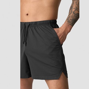 Shorts de sport décontractés pour hommes, shorts de basket-ball élastiques pour l'exercice et le jogging, motif uni - Product Image 3