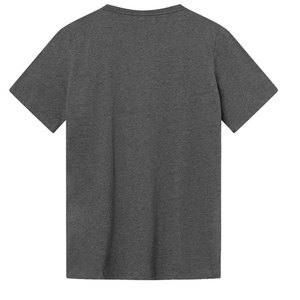 เสื้อยืดคอวีผ้าฝ้ายคุณภาพสูงสำหรับใส่ลำลอง แขนสั้น ผู้ชาย ไซส์ใหญ่ สีพื้น ย้อมสี - Product Image 4