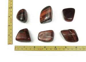 พลอยตาเสือแดงแกะสลักด้วยคริสตัลควอตซ์หินขัดเงาของตกแต่งบ้านหินโมราหยกธรรมชาติบำบัดรูปแบบหลักฮวงจุ้ยจักระ - Product Image 3