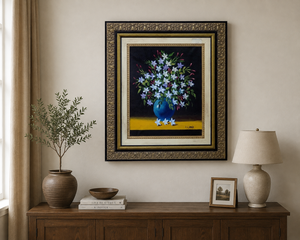 Peinture à l'huile sur toile peinte à la main, style espagnol, prête à être accrochée, décoration murale pour la maison - Product Image 2