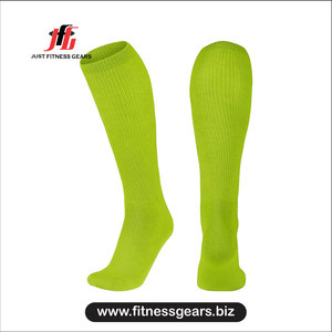 Knee High <b>Compression</b> <b>Socks</b> Solid Color Breathable Knitted Nylon Adults Standard Thickness Casual Football Winter Wear - Product Image 2
