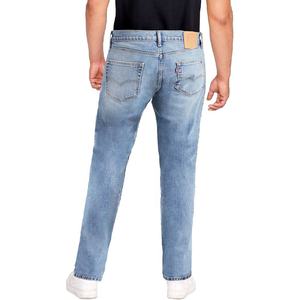Jeans Casuales de Pierna Recta y Cintura Alta para Hombre, Corte Regular, 100% Algodón, Transpirables, Ecológicos, de Secado Rápido, Elásticos y Duraderos - Product Image 1