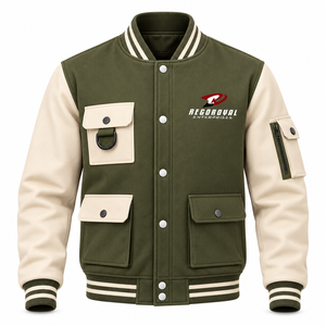 Chaquetas varsity para hombre con forro suave y estilo moderno para uso diario, ideales para la moda urbana. - Product Image 1