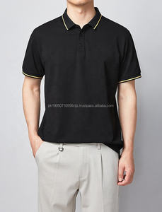 Jersey sólido de manga corta para camiseta Hombre Casual Summer Regular Fit 100% Algodón - Product Image 3