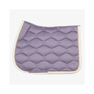 Tapis de selle de dressage vert chasseur en coton, denim et toile, garnissage polyester, doublure polaire, polyvalent, confortable et durable - Product Image 4