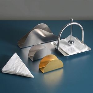 Modern <b>Kitchen</b> Metal <b>Tissue</b> <b>Holder</b> Elegant Napkin Stand Dining Table Organizer Compact Stylish Durable - Product Image 1