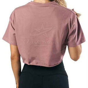 Best Selling Premium Quality Women Blouses With Short Sleeve Solid Color Reasonable Price Wholesale Blouses For Women - Product Image 5