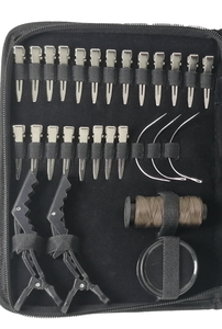 Kit de Herramientas Comerciales de Acero Inoxidable de Calidad Premium con Acabado Espejo y Recubrimiento de Polvo de Color para Extensiones de Cabello, Alicates y Herramientas para Micro Anillos - Product Image 4