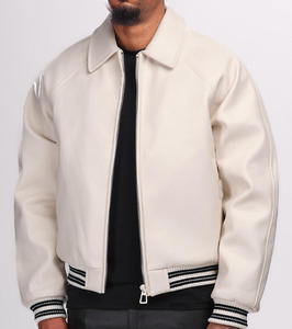 Wholesale High Quality Casual Genuine <b>Mens</b> <b>Leather</b> <b>Jacket</b> Custom logo Designer Blank Plus Size <b>Mens</b> Aviator <b>Jackets</b> - Product Image 6