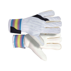 Latex Palm Goalkeeper Gloves Finger Protection Football Goalie Training Match Gloves OEM <b>Custom</b> <b>Logo</b> - Product Image 3