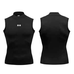 Débardeurs de sport décontractés pour hommes, vêtements de fitness en Spandex/Coton tricoté, maille lavée, séchage rapide, coupe ample, sans manches pour la musculation - Product Image 3