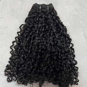 Extensiones de Cabello Humano Virgen Rizado de Lujo, Tejidas a Mano, Suaves y Voluminosas, de Larga Duración, Premium, Definidas y Naturales - Product Image 1