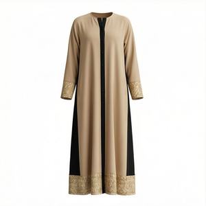 Vestido Maxi Elegante y Moderno de Fabricante, Abaya Árabe Personalizada, Kaftan para Mujer, Nuevo Diseño de Moda - Product Image 1