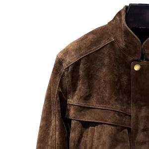 Nuevas Chaquetas de Cuero de Gamuza con Logotipo Personalizado RTS para Mujer, Producto de Moda, Chaqueta Vintage, Ropa Urbana, Prendas Exteriores Clásicas para Mujer - Product Image 6