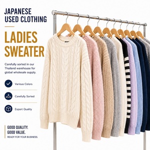 เสื้อสเวตเตอร์มือสองสำหรับผู้หญิงจากญี่ปุ่น - Product Image 6