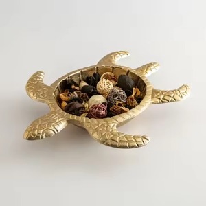Luxury Metal Dry Fruits Serving Bowl Designer Finish Decorative Snack Dish Modern Table Centerpiece Gifting Collection - Product Image 5